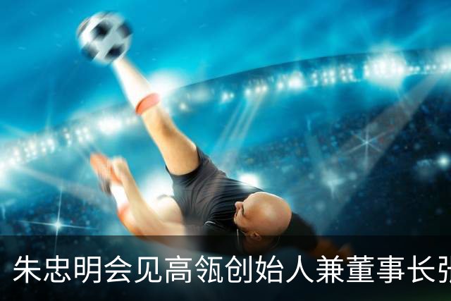 朱忠明会见高瓴创始人兼董事长张磊和跨国企业家、海外投资人代表